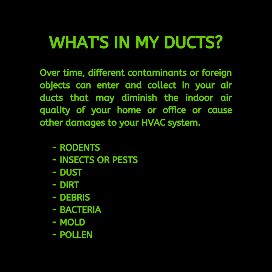 What's in my ducts?